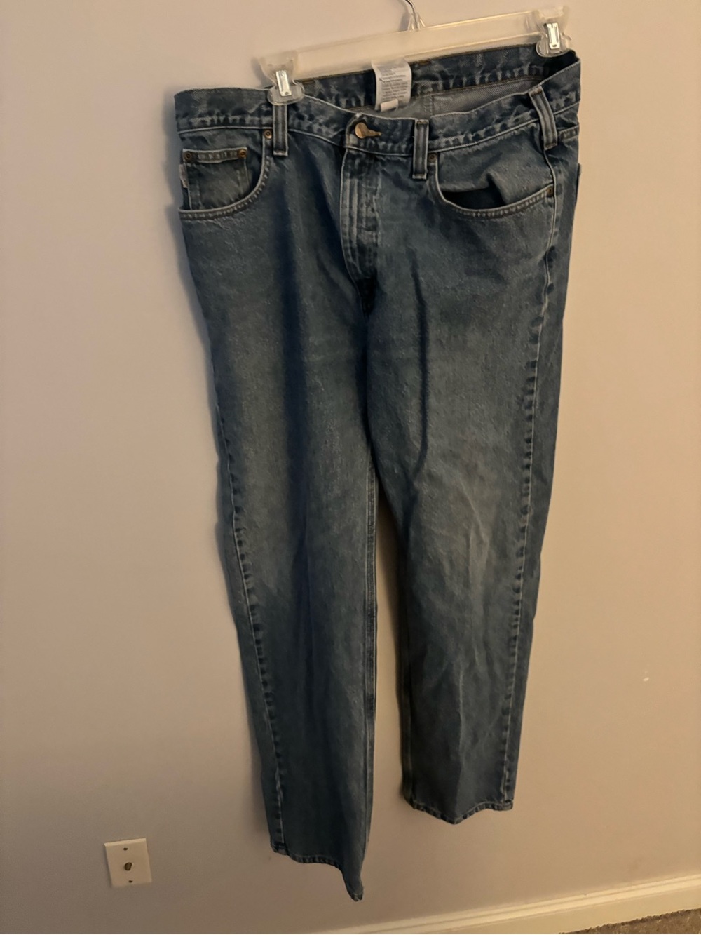 Carhartt Men's Blue Denim Jeans